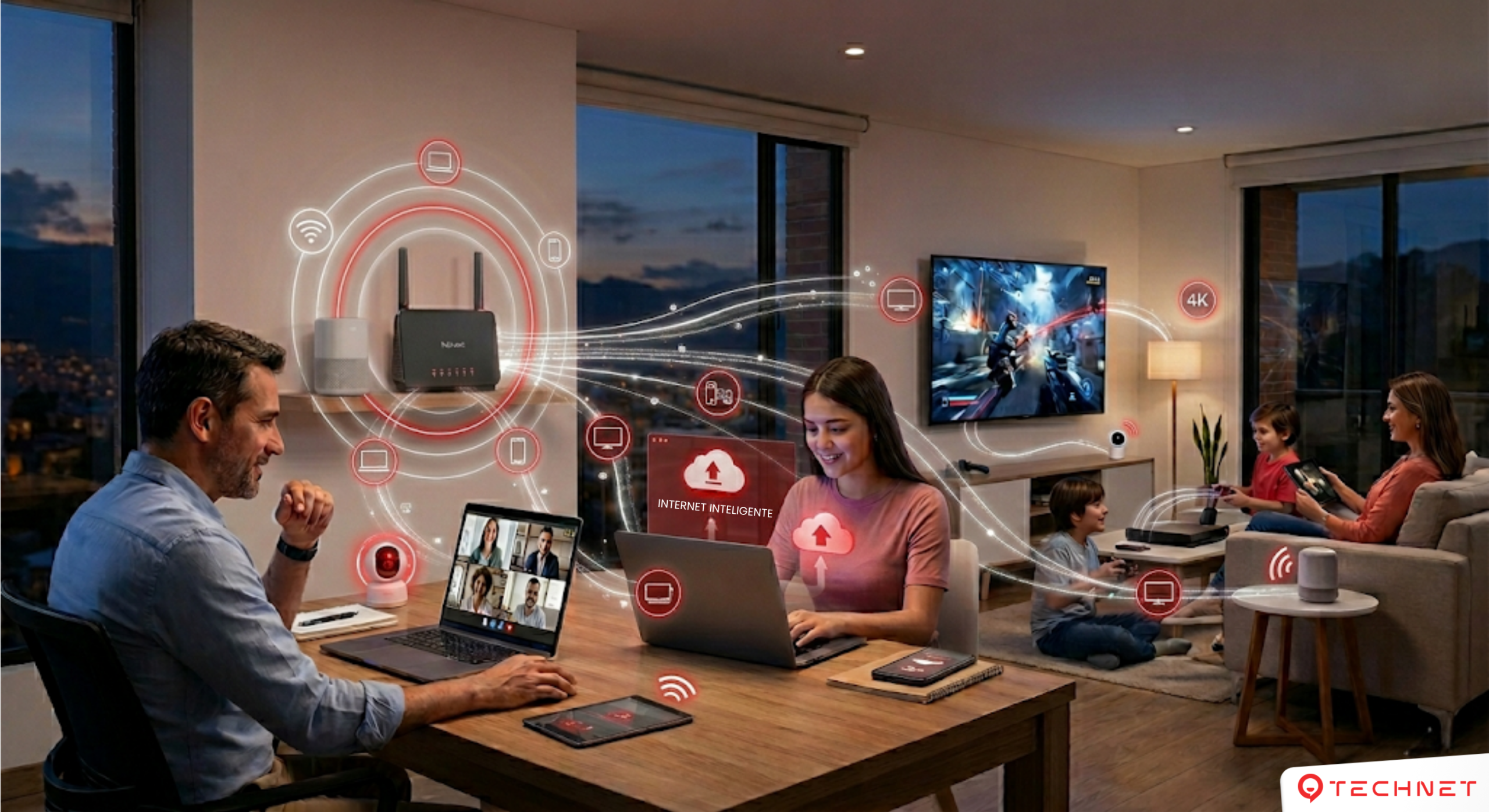Gestión de Internet inteligente en casa para optimización de Wi-Fi por Technet